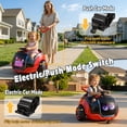 thumbnail image 4 of East doll 12V Electric Ride on Toy with LED Screen, Push Car for Toddler with Remote Control, 360°Spin, 5-Point Safety Belt, 1.3-2.5MPH, Music, Horn, Kids Ride On Toy Ages 1-3, Red, 4 of 9