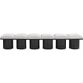 thumbnail image 3 of Meridian Furniture Pavilion Cream Boucle Fabric Bench, 3 of 14