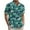 F Multicolor, variant on DJDLJWCJ Mens Button Up Shirts Short Sleeve, Floral Print Hawaiian Shirts with Pocket polo T Shirts for Men Summer Beach Shirts Multicolor M