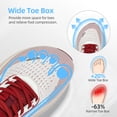 thumbnail image 2 of Fidabo Wide Toe Box Walking Shoes for Women, Zero Drop Arch Sneakers, Breathable Cushioned & Non-Slip, Sports Shoes for Running, Tennis, & Fitness, 2 of 8