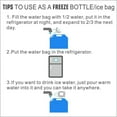 thumbnail image 4 of Bolsa de contenedor de agua plegable de 1,3 galones/2,6 galones, jarra de almacenamiento de plástico transparente de grado alimenticio sin BPA para deporte WD.WDQZL Hogar, 4 of 5