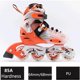 thumbnail image 5 of Ruedas de repuesto para patines en línea, 64 mm, 68 mm, 8 unidades, 85 A, con ABEC-9, 5 of 5
