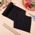 thumbnail image 4 of Rib Cuff Fabric 39x6inch Stretch Fine Ribbing Knit Fabric Black Elastic Knit Material DIY, 4 of 5