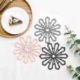 thumbnail image 3 of 10Pcs Table Mat Hollow Flower Shape Anti-scalding Non-slip Pot Bowl Dish Insulation Pad Place Mat Kitchen Accessories, 3 of 10