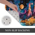 thumbnail image 6 of Gaeub Fantasy Cosmic Landscape Print Door Mat with Heavy Duty Backing,Welcome Mats for Entryway, Flannel Anti-Slip Doormat, Garge Porch Entryway Mat,16x24in Outdoor Indoor Welcome Mat, 6 of 7