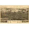 thumbnail image 2 of Norris 14x10 Gold Ornate Wood Framed with Double Matting Museum Art Print Titled - Findlay Ohio - Norris 1889, 2 of 4