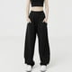 thumbnail image 5 of Pantalones de pierna ancha de verano estilo coreano para chicas sexys, pantalones casuales ajustados verticales de cintura alta, pantalones sueltos de talla grande para mujeres, pantalones de color, 5 of 5