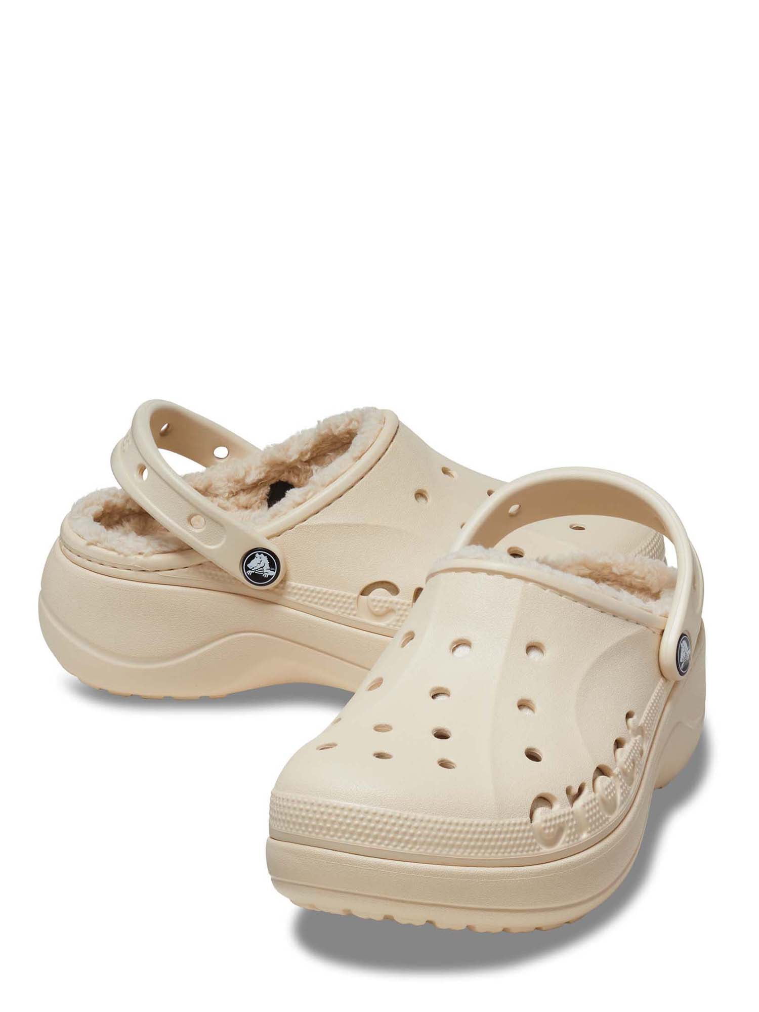 Crocs Unisex Baya Platform Lined Clog Sandals