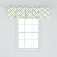 thumbnail image 2 of Ambesonne Green Window Valance, Tea Leaves Faded Colors, 54" X 18", Green Army Green, 2 of 3