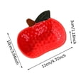 thumbnail image 3 of CookMate Ceramic Fruit Shaped Bowl,3D Hand-Painted Stoneware Snack Dish,Glossy Finish Decorative Plate for Serving Fruit,Dips and Desserts, 3 of 6