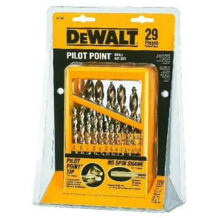 

New 3PK DeWalt DW1969 Gold Ferrous Pilot Point Set 29-Piece