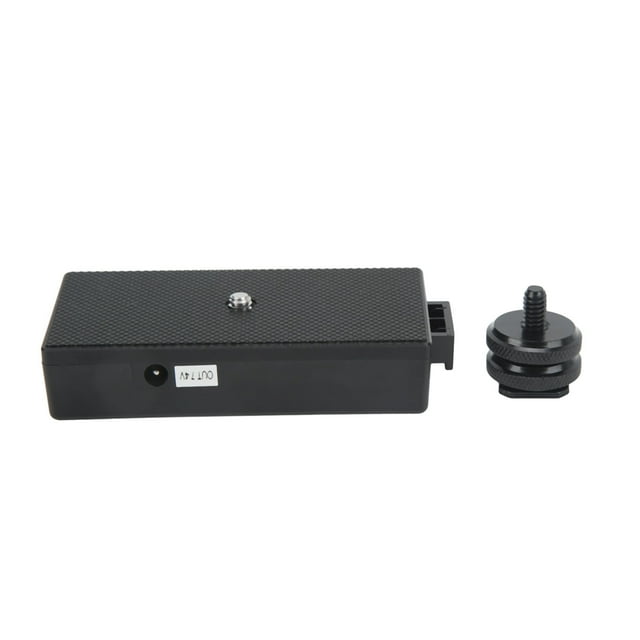 Battery Power Supply Plate Adapter, Plastic Battery Plate Anti Skid Abrasion Resistant For NPF Series Battery