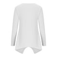 thumbnail image 5 of LEBONYARD Womens Sweaters Clearance under $5,Women's New Loose Sweater Sleeve Shirt Knitted Tops White L, 5 of 6