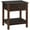 Bronze#7, variant on Dining Tables HOMCOM End Table with Drawer, Side Table with Top and Bottom Shelf for Small Spaces, Dark Brown,Wooden Dining Tables