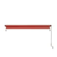 thumbnail image 6 of Coolaroo 6' x 6' Outdoor UV Blocking Cordless Solar Roller Shade Blind, Terracotta, 6 of 8