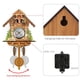 thumbnail image 2 of Reloj de cuco antiguo de madera, casa de pájaros, reloj de pared, decoración del hogar, reloj de cuco colgante, péndulo con campana oscilante automática, decoración del hogar, 2 of 6