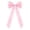 Pink, variant on 3x7 Inch Satin Ribbon Christmas Tree Bow Ornament,Xmas Accessory for Garland Front Door Wreath Fireplace,Rustic Holiday Party Decor for Indoor Outdoor Home Mantle Window Wall Table Entryway Decor