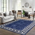 thumbnail image 5 of Luku 9*12ft Runner Rug Washable Long Hallway Rug Runner Modern Bordered Rug Soft Non Slip Floor Cover Accent Carpet Runner for Entryway Kitchen Laundry Room Bathroom, 5 of 7