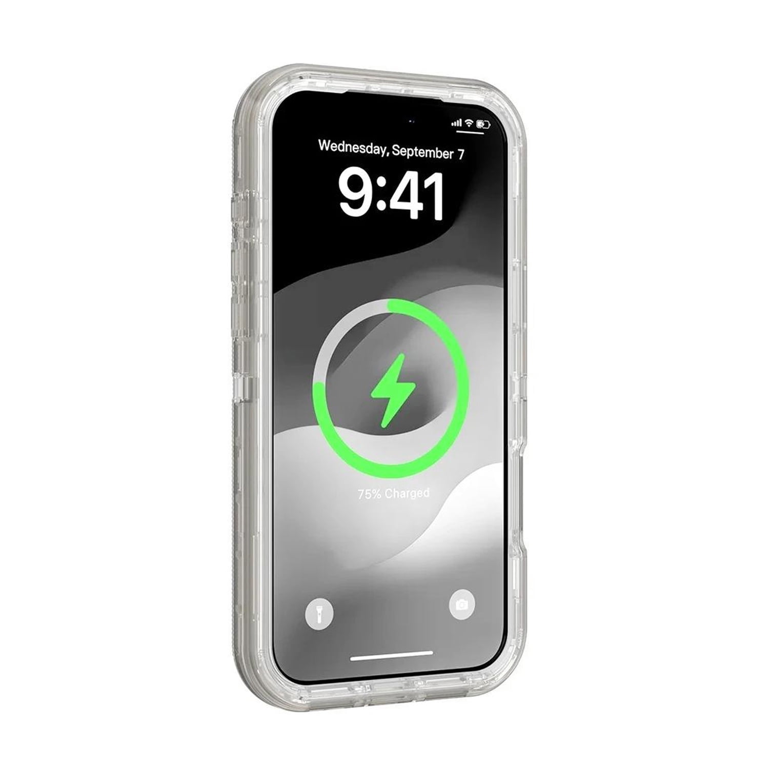Transparent Protective Case with Wireless Charging Support for iPhone 17 Pro Max - Transparent