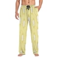 thumbnail image 4 of Smiling Suns Men's Lightweight Pajama Bottoms Stretch Elastic Waist Side Pockets Spring Fall, 4 of 7