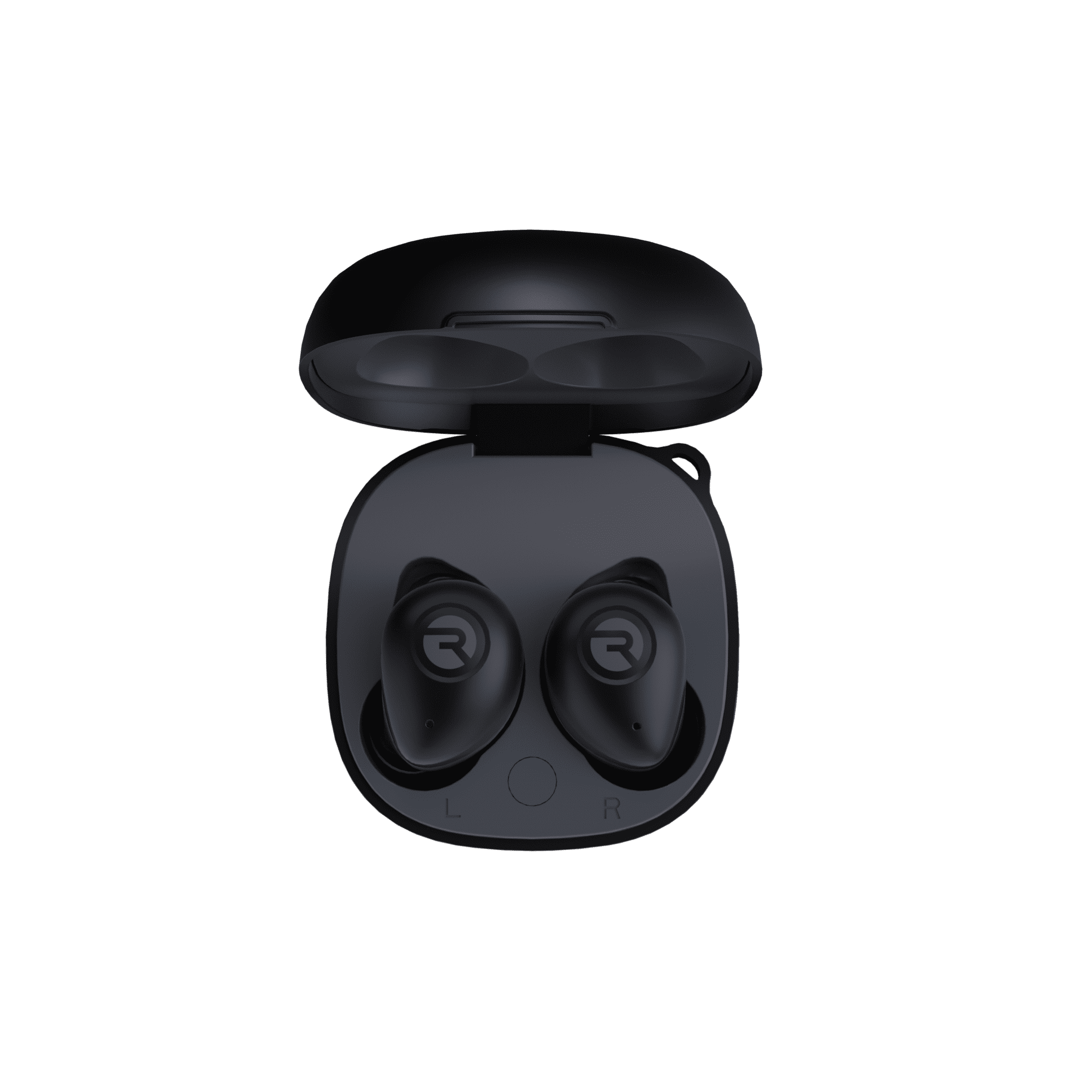 Raycon Fitness Earbuds True Wireless Bluetooth with Built in Mic 54 Hours of Battery IPX7 Waterproof and Charging Case with Talk, Text, and Play Bluetooth 5.2 Portable Sport (Black)