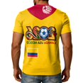 thumbnail image 7 of 2026 Soccer Cup Retro Jersey Henley for Men, Short Sleeve Button Neck Graphic Tee with Country Flag & Ball Print for Game Day & Summer Casual Blue L, 7 of 7