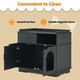 thumbnail image 2 of MCombo XL Cat Litter Box Furniture Hidden with Drawer,  Wood Cat House CT46, 2 of 7