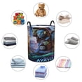 thumbnail image 6 of Avatar Laundry Hamper Basket with Handles, Lightweight Storage Basket Toy Organizer Dirty Laundry Basket Waterproof for College Dorms, Bedroom, Bathroom, 6 of 7