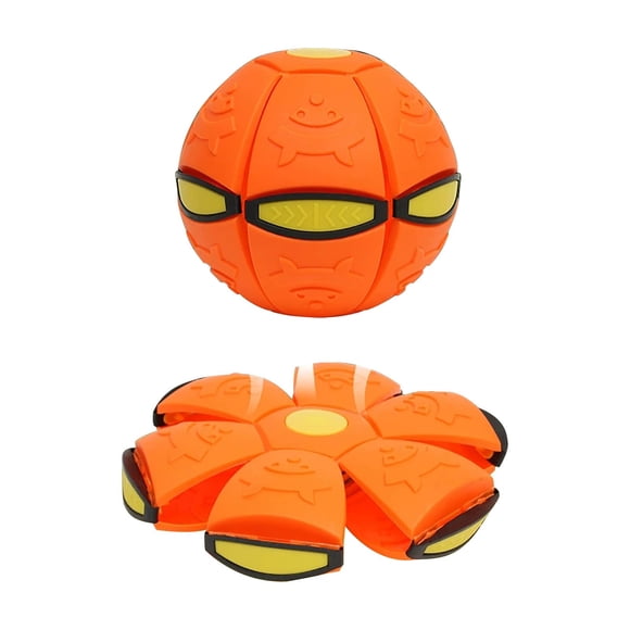 Nouveau Motif Épaissi Rebondissant / Disque Volant pour Enfants / Jouet Rouge (Sans Lumières) / Jouet Interactif Parent-Enfant