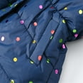 thumbnail image 6 of Girls' Winter Coat Outwear Parka Long Sleeve Waist Quilted Clothes Solid Color Heavy Overcoat with Pockets Holiday Winter Warm Tops Heavy Parka 4-12 Years Daily Deals, 6 of 7