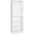 thumbnail image 2 of Furinno JAYA Bibliothèque Simple pour la Maison à 5 Tablettes, Blanc, 2 of 5