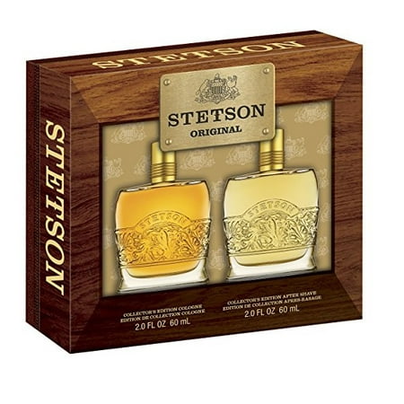 Steteson 2 Oz Cologne and 2 Oz Aftershave Gift Set for Men + Schick Slim Twin ST for Sensitive
