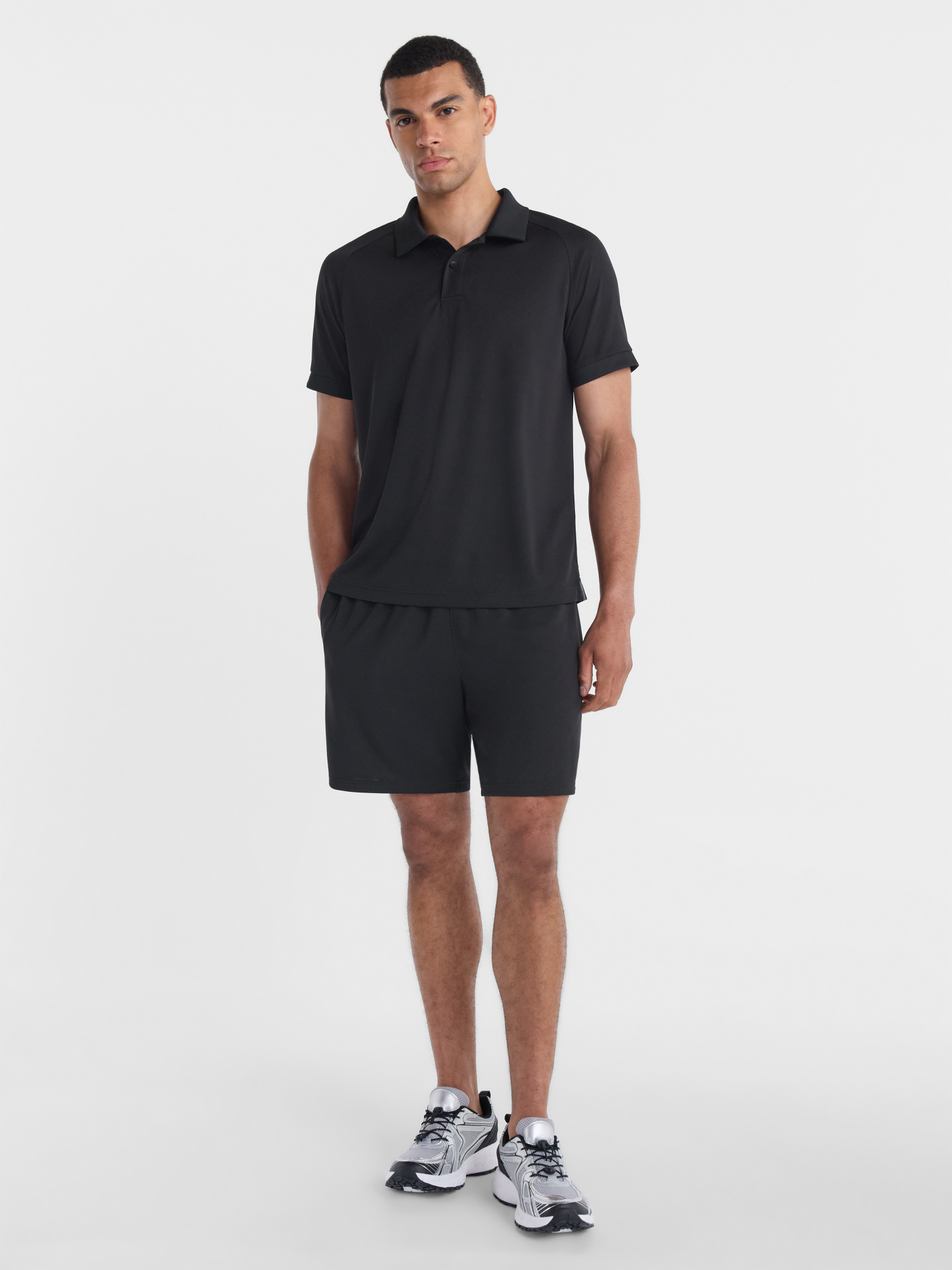 Athletic Works Men's Active DriWorks Mesh Polo Shirt photo 2
