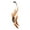 Natural color, variant on Yokua Bohemian Style Feather Hair Ornament Hair Clip Decoration For Everyday Wear