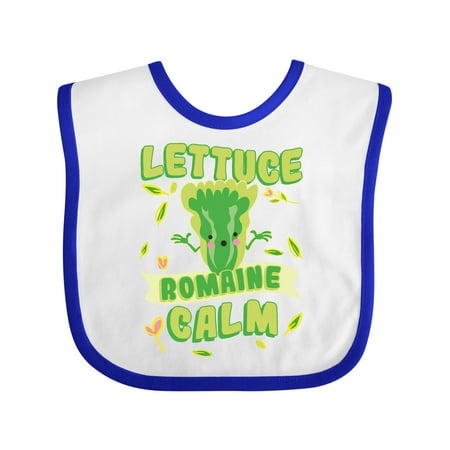 

Inktastic Lettuce Romaine Calm Gift Baby Boy or Baby Girl Bib