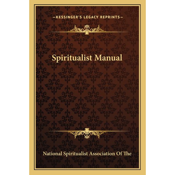 Spiritualist Manual, (Paperback)