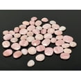 thumbnail image 4 of 5 Pcs Natural Pink Opal Rose Cut Cabochons, Loose Gemstones, Peruvian Pink Opal Rose Cuts, 11x9mm - 17x13mm, 4 of 7