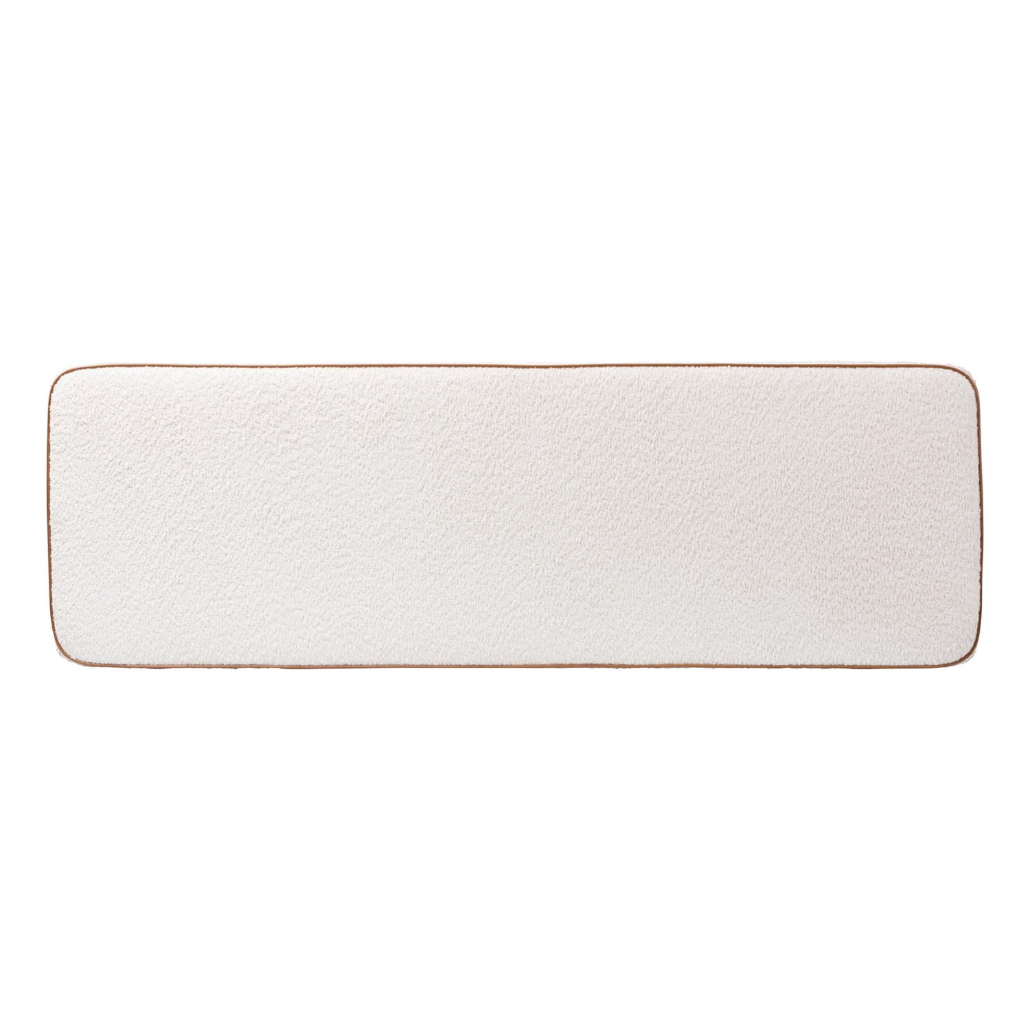 Baxton Studio Belden Boucle Upholstered Wall-Mounted Headboard - Cream - Queen