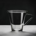 thumbnail image 2 of Transparent Espresso Cup Practical Water Mug Glass Coffee Cup with Handle, 2 of 9