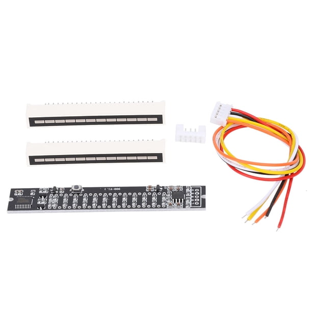 Dual 12 Niveles Música Estéreo Espectro De Audio Indicador De Luz LED Amplificador Vu Medidor Para La Placa Del