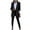 Black, variant on Scyoekwg Blazer Sets Women 2 Piece Outfits Business Office Work Two Piece Sets Long Sleeve Coat Suit Pants 2 Casual Matching Outfits Two Piece Set Fashion Suit (Black,M)
