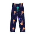 thumbnail image 4 of Disketp Sea Jellyfish Men'S Pajama Pants - Ultra Soft Fleece Sleep And Lounge Pants (Size: S-Xxl), 4 of 9
