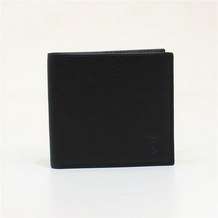 Ariat A3530701 Mens Shield Logo Bifold Wallet, Black