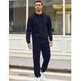 thumbnail image 4 of COOFANDY Sweatsuits for Men 2 Piece tracksuit Sets Full Zip Hoodie Sweatpants for Men Casual Sports Jogging Suits, 4 of 6