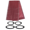 thumbnail image 3 of kurtrusly recliner Replacement Fabric Waterproof Replacement Fabric for Lawn Back Yard Red Flower + Rope 160x43cm 1Set, 3 of 6