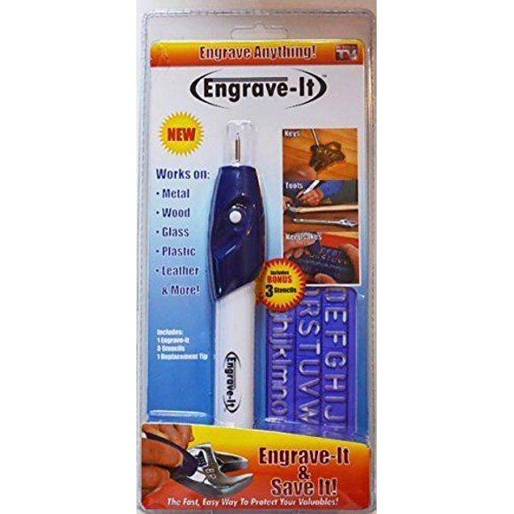 Ez Engrave-It Engraving Tool For Wood Metal Plastic Leather Glass Arts And Crafts Fun