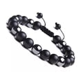 thumbnail image 3 of Brazalete de Cuentas Obsidiana BLOSOOM 2 Pzs negra, 3 of 4