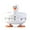 White, variant on Kitchen Timer Cute Mechanical Timer for Kids, 60 Minutes Manual Cooking Timer Wind Up Countdown Timer for Cooking Reading Sports Study Time Management and Desktop Decor - White