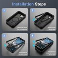 thumbnail image 3 of Funda para iPhone 13 jaroco de 6.1" compatible con MagSafe, resistente a golpes, 3 of 8
