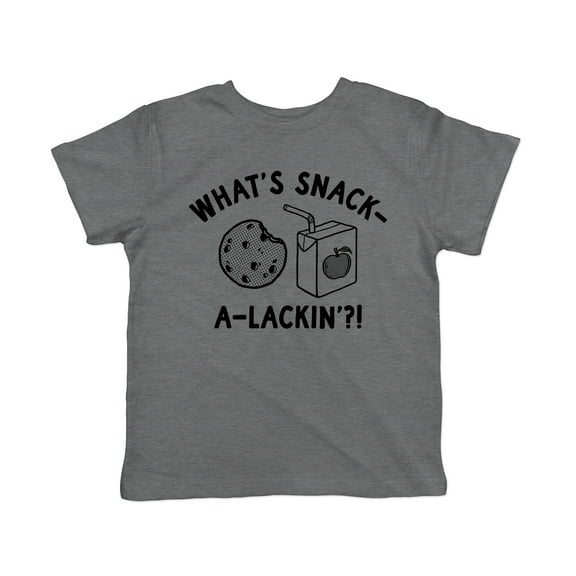 Toddler Whats Snack A Lackin T Shirt Funny Snacktime Treat Tee for Young Kids